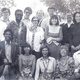 Grayson Mitchell, center, wearing sunglasses, with his 1976 class of Knight journalism fellows at Stanford University.